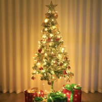Guirlandes lumineuses LED intelligentes pour sapin de Noël 220V, étanches, en forme de tour conique, multicolores, décoration de Noël extérieure, IP65