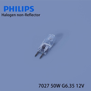 Ampoule halogène <span class=keywords><strong>Philips</strong></span> sans réflecteur 7027 <span class=keywords><strong>50W</strong></span> G6.35 12V pour microscopes, endoscopes, éclairage médical - Product Image 4