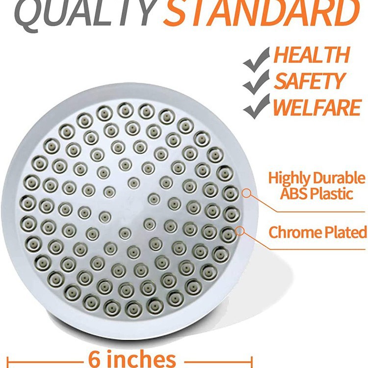 6inch silver top nozzle