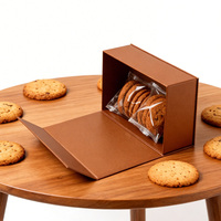 Boîte en papier personnalisée élégante rectangulaire écologique pour bonbons, biscuits, noix, chocolat, macarons, gâteaux, en-cas, cadeaux