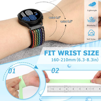 Bracelets de montre 24 mm pour Venu X1/Suunto 9/9 Baro/D5/7/M9/TicWatch Altas/Pro 5/Pro 5 Enduro/iTouch AIR 4 41 mm 46 mm/AIR 3 44 mm