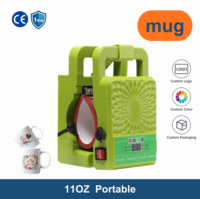 Nueva Máquina Manual de Sublimación por Calor para Principiantes, Herramienta Portátil para Imprimir Tazas con Compatibilidad 220V/110V, 1 Año de Garantía