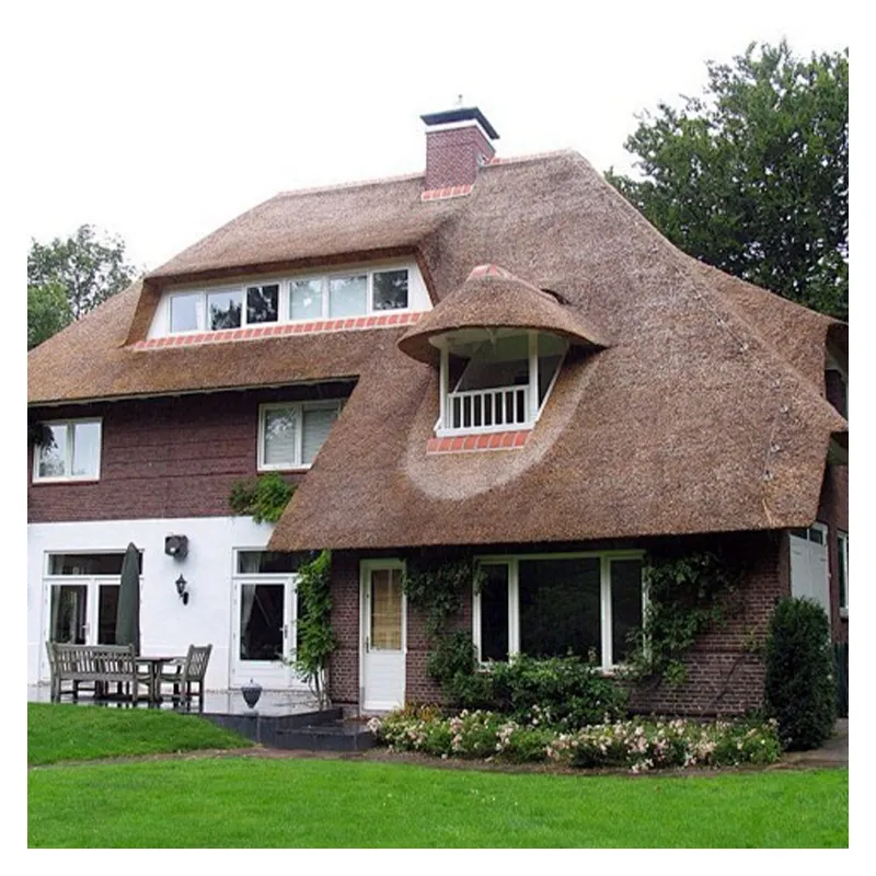 Hot Sale high quality cheap price Reed thatched roof Custom sized Reed roof panels Retro modern style Reed thatched roof