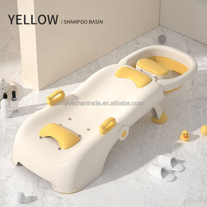 Produits <span class=keywords><strong>pour</strong></span> bébés biologiques Chaise de shampoing pliable <span class=keywords><strong>pour</strong></span> bébés avec bassin à shampoing et coussin de tête Chaise de lavage imperméable <span class=keywords><strong>pour</strong></span> enfants - Product Image 3