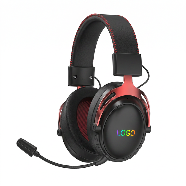 GAHW260502 Customizable Wireless Gaming Headset 53mm Driver with Detachable Microphone & RGB Lighting