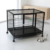 Cage pliable robuste pour chien, grande capacité, respirante, avec plateau en plastique solide thermolaqué, pour intérieur et extérieur - Vente en gros usine