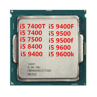 I-n-t-el Processeur i7-9700 CPU noyau d'origine 4.70 GHz /12 M Ordinateur de bureau i5 9400 9400f i5 9500 9500f i5 9600 9600k 10100