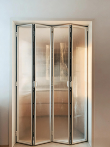 <span class=keywords><strong>Porte</strong></span> coulissante en verre pour patio intérieur, design à cadre étroit en aluminium, <span class=keywords><strong>pliante</strong></span> <span class=keywords><strong>sans</strong></span> <span class=keywords><strong>rail</strong></span> inférieur - Product Image 5