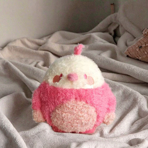 Piccola bambola di pollo rosa personalizzata Kawaii peluche giocattoli di peluche peluche peluche peluche cartone animato cuscino carino - Product Image 1