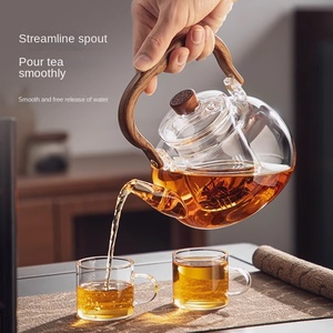 <span class=keywords><strong>Teiera</strong></span> in Vetro Borosilicato di Alta Qualità, Adatta <span class=keywords><strong>per</strong></span> Fornelli Elettrici, Nuovo Stile Cinese, <span class=keywords><strong>per</strong></span> Set da Caffè e Tè Domestici - Product Image 3