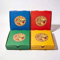Boîte à pizza en carton ondulé personnalisée en gros, boîte à pizza en papier kraft, prix le plus bas du Vietnam