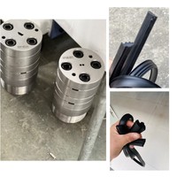 Ligne de production de bandes d'étanchéité TPV TPE TPU PVC SPVC, machine d'extrusion de bandes plastiques, ligne de production de bandes d'étanchéité pour tapis et tapis de sol
