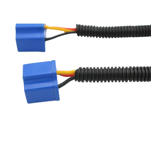 สำหรับ Wrangler jk/jku 2007-2018โมเดล2ชิ้น H13ตัวผู้กับ H4หญิงอะแดปเตอร์แปลงไฟหน้าชุดสายไฟตัวเชื่อมต่อ - Product Image 3