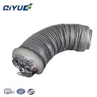 Tuyaux flexibles insonorisés et conduits de ventilation pour systèmes d'air frais, ventilateurs d'extraction et tuyaux anti-bruit en feuille d'aluminium