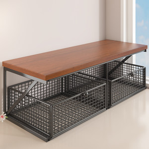 Office Organizer <b>Desktop</b> Storage Rack 2 Tier Metal Drawer Cabinet For Office Kitchen Bedroom Bathroom Storage - Product Image 1