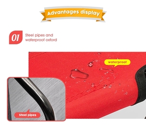 Cama Elevada para Perros, para Interiores y Exteriores, de Tela Oxford Lavable, para Todas las Estaciones, Proveedor Personalizado de Fábrica, Fabricante ODM OEM - Product Image 6