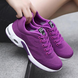 Zapatos Casuales Clásicos para Mujer, Sin Cordones, Parte Superior de Malla Ligera y Resistente, Entresuela de EVA, Forro de Algodón, Tacón Plano, para Todas las Temporadas, Deportivos - Product Image 1