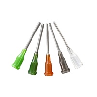 Kustom 13g-34g 1-1. 1/2 inci baja tahan karat plastik berulir untuk ujung lem dengan jarum pengeluaran