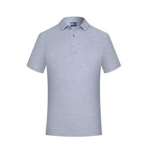 Polo pour hommes à logo personnalisé-Haut de sport à col à manches courtes en coton respirant - Product Image 6