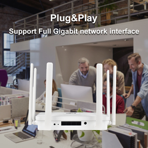 Doble banda KuWFi de alta velocidad wifi6 Wi-Fi 802.11ax DC 12V puerto de red gigabit completo 128 usuario enrutador inalámbrico doméstico para interiores - Product Image 4