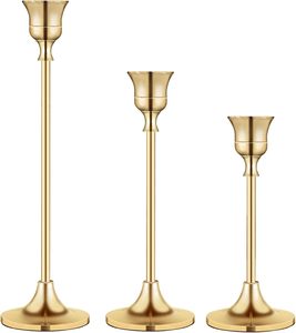 Candelabro Moderno Decorativo de Hierro y Metal, Negro Mate, Dorado y Plateado, para Decoración del Hogar - Product Image 1