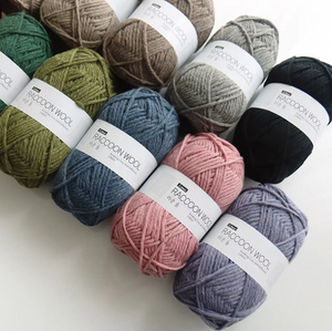 Fil à tricoter et à crocheter en laine de raton laveur, pelote de 95g, 138m, fil chaud pour crochet de 7,0mm, pour la confection de pulls et de châles d'hiver - Product Image 1