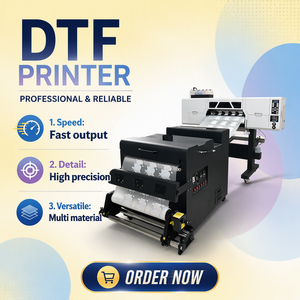 Impresora <span class=keywords><strong>DTF</strong></span> Dual XP600 I3200 de 60 cm para Impresión en Película PET y Tela, Impresora <span class=keywords><strong>DTF</strong></span> A1 con Horno - Product Image 1