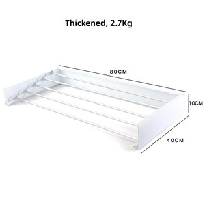 Tendedero Plegable de <span class=keywords><strong>Pared</strong></span> para Ropa, Tendedero Colapsable para Apartamentos y Baños - Product Image 4