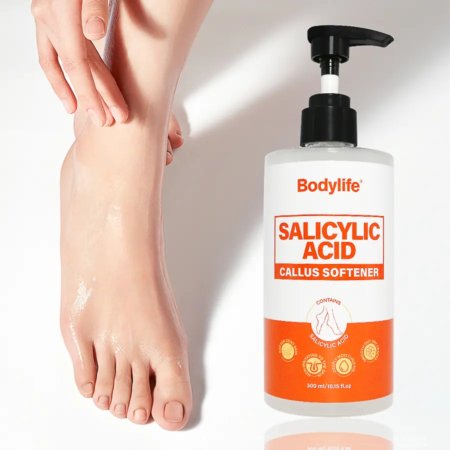 Rimozione della pelle morta salicilico piede esfoliato Peel Off gel callo idratato ammorbidire piedi gel per talloni secchi screpolati