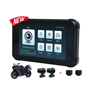 Universele 5 Inch Linux Systeem Auto Gps Navigatie Dvd Multimedia Speler Radio Video Stereo Voor Motor En Motorfiets