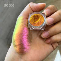 Holographisches Aurora 12-Farben Chamäleon-Pigment für Lidschatten Loses Glitzer Chamäleon-Puder