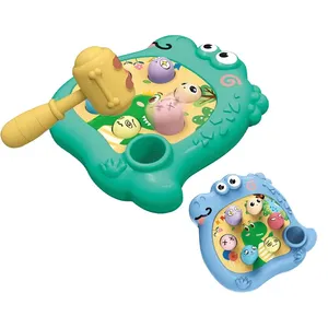 Fabricantes atacado cartoon dinossauro forma whack-a-mole jogo máquina jardim de infância presente crianças percussão brinquedos