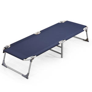 Lit pliant à cadre métallique pour fabricant, vente en gros, lit simple en toile, lit de sieste portable pour soignant et secours en cas de catastrophe - Product Image 5
