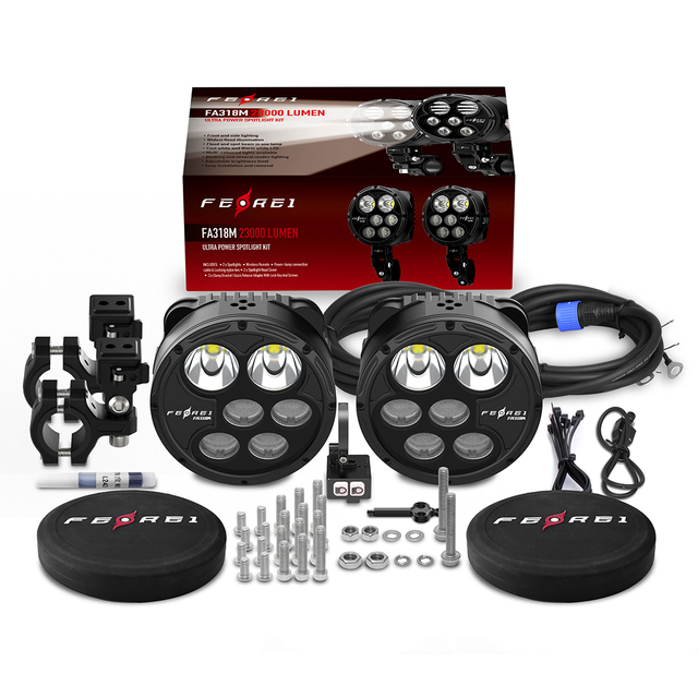 Ferei FA318M Professional LED Auto Driving Lights Wireless Remote Control TYPE-C Interface Patented Double-Sided Light IPX8 530m