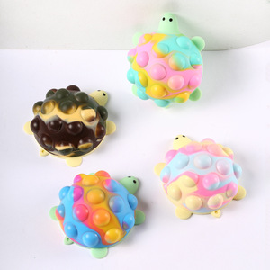 Fun Fast <strong>Pop</strong> Silicone <strong>Fidget</strong> Anti-Stress Toys Unisex Funny Bubble Pressing Little <strong>Turtle</strong> Squeeze Toy for Kids 5 to 7 Years - Product Image 1