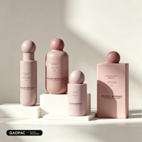 Fournisseur de bouteilles d'emballage pour soins personnels en HDPE personnalisées de 100/120/200/300 ml, bouteille de shampooing, bouteille de lotion pour le corps, bouteille de toner en spray avec bouchon à bille