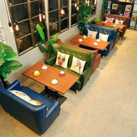 Ensembles de mobilier de restaurant traditionnel et personnalisé, style antique, en cuir massif, pour hôtels, avec banquette, canapé et chaises, OEM ODM