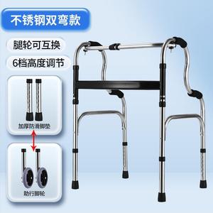 รถเข็นคนพิการผู้สูงอายุแบบพกพาพับได้รถเข็น4ล้อทำจากอลูมิเนียมเคลื่อนที่ได้น้ำหนักเบา - Product Image 1