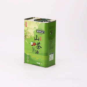 Boîte en fer blanc rectangulaire personnalisée pour huile comestible avec impression offset pour huile d'olive, biscuits et bonbons - Product Image 2