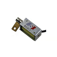Électroaimant à solénoïde magnétique souple à retenue simple DC12V, de bonne qualité, à rétraction sous tension et à rétraction sous décharge