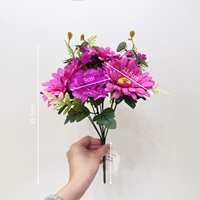 Bouquet artificiel de gerberas et de carnations pour centre de table, cadeau fête des Mères, décoration florale pour la maison, fête, vitrine de magasin, arrangement de présentoir