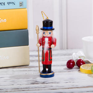 Productos Navideños Novedosos <span class=keywords><strong>2023</strong></span>, Adornos de Madera para Árbol de Navidad, Regalos, Soldado de Juguete de Madera, <span class=keywords><strong>Cascanueces</strong></span> Navideño - Product Image 4