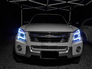 Phares avant au design unique d'usine pour Isuzu D-MAX <span class=keywords><strong>Dmax</strong></span> 2007 à 2013, ensemble de phares WRGB - Product Image 5