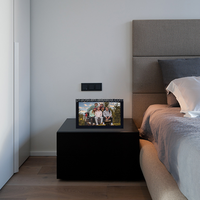Pro bingkai foto Digital, bingkai foto Digital WiFi, Sensor gerakan rotasi otomatis, bisa berbagi foto Video melalui dinding Frameo 15.6"