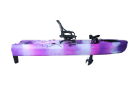 Kayak de pêche et de tourisme Vicking monoplace 10,4 pieds en HDPE rotomoulé avec double pédale et moteur électrique, écologique, type sit-on-top