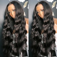 Peluca de Cabello Humano Brasileño con Ondas Naturales y Cierre de Encaje HD al por Mayor en Alibaba.com, Pelucas Originales de Cabello Humano con Frente de Encaje Brasileño