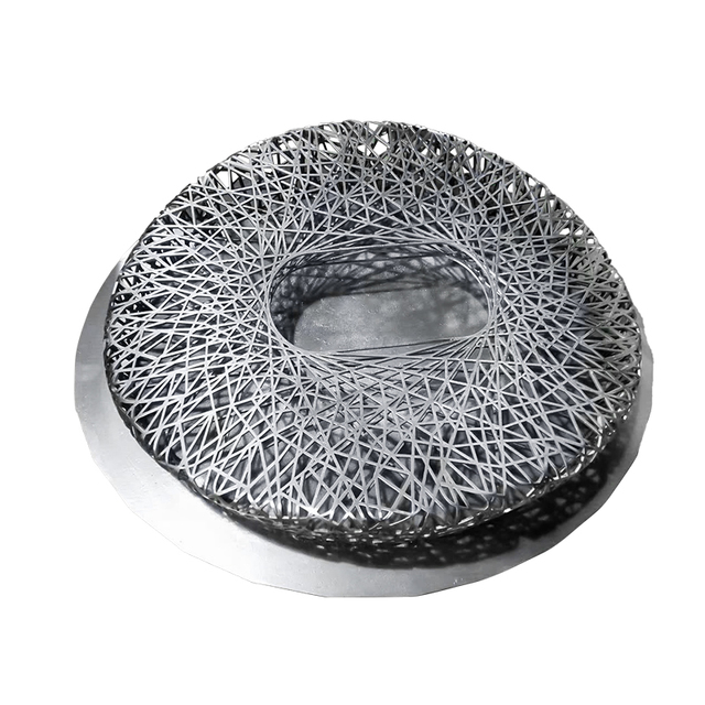 OEM Metal 3D Printing Service SLM MJF Metal 3D Printing Technology Custom 3D Printed Titanium Decorative Art Sculpture