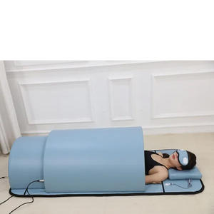 ساونا محمولة لتنحيف الجسم المنزل التخلص من السموم صالون ساونا قبة الأشعة تحت الحمراء كبسولة ساونا - Product Image 4