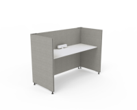 Bureau fixe ergonomique moderne Poste de travail industriel nouvellement conçu Tiroirs intégrés pour la maison, les affaires et le bureau