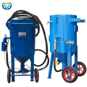 Mini Dustless Sand Blaster Water Sand Blasting Machine Semi-Automation